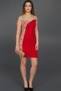 Short Red Evening Dress AR36815