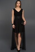 Long Black Evening Dress AR36822