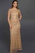 Long Gold Evening Dress AR36700