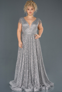 Grey Long Engagement Dress ABU1048