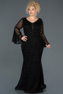 Long Black Mermaid Prom Dress ABU1050