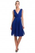 Short Sax Blue Night Dresses T2522