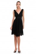 Short Black Night Dresses T2522