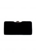 Black Suede Evening Handbags V413