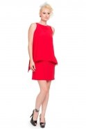 Red Coctail Dress ABK016