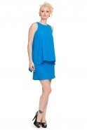 Blue Coctail Dress ABK016