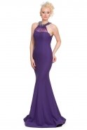 Purple Mermaid Evening Dress C7037