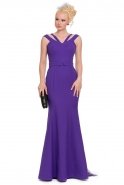 Long Purple Evening Dress E3152