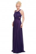 Long Purple Evening Dress E3169