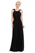 Long Black Evening Dress E3169