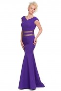 Long Purple Evening Dress E3173
