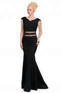 Long Black Evening Dress E3173