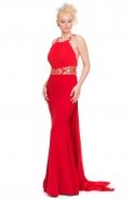 Long Red Evening Dress F2643