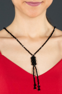 Black Necklace KS384