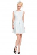 Short Blue Coctail Dress A60495