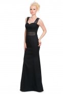 Long Black Evening Dress E3153