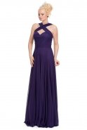 Long Purple Evening Dress E3168