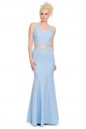 Long Blue Evening Dress E3174