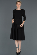 Short Black Invitation Dress ABK709