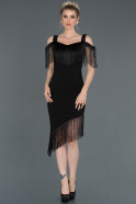 Short Black Invitation Dress ABK710