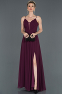 Purple Long Prom Gown ABU820