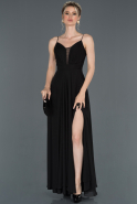 Long Black Prom Gown ABU820