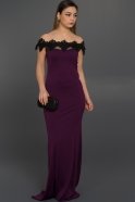 Long Purple Evening Dress AR36829