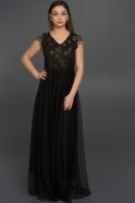 Long Black Evening Dress AR36836
