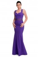 Long Purple Evening Dress E3153
