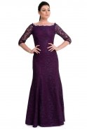 Long Purple Evening Dress J1165