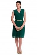 Short Emerald Green Coctail Dress T2083