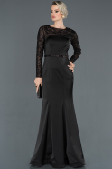 Long Black Mermaid Prom Dress ABU1129