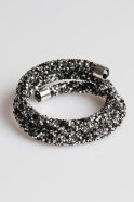 Black-Silver Bracelet EB117