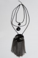Black Necklace KS100