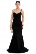 Long Black Evening Dress GG6838
