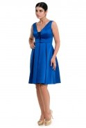 Short Sax Blue Evening Dress NZ8265