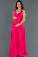 Long  Pregnancy Evening Dress ABU753