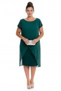 Short Emerald Green Oversized Dress ALK5915