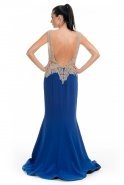 Long Sax Blue Evening Dress DR1041