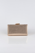 Gold Plaster Fabric Box Bag V273