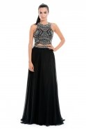 Long Black Prom Dress ABU338