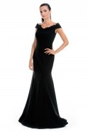 Long Black Evening Dress GG6826