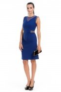 Short Sax Blue Coctail Dress N98427