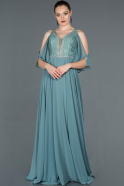 Long Turquoise Engagement Dress ABU1152