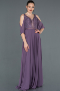Lilac Long Plus Size Evening Dress ABU1147
