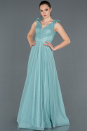 Long Turquoise Prom Gown ABU1158