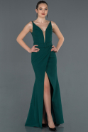 Front Short Back Long Emerald Green Prom Gown ABO050