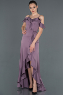 Front Short Back Long Lavender Prom Gown ABO051
