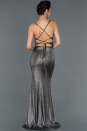 Long Silver Prom Gown ABU1171