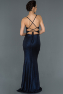 Long Navy Blue Prom Gown ABU1171